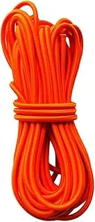 F Fityle 6mm Elastic Rope Cord Tensioning Rope Trekking Marine Kayak - Orange - Orange, 10m