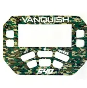 Minelab 540 Vanquish Vinyl Keypad Sticker in Green Camo