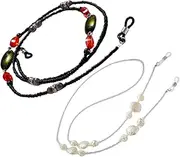 [OATIPHO] 2pcs Chain Sunglasses Accessories Safety over Eyeglasses Frame Eyeglasses Decoration Supplies Mens Necklaces Necklace for Men Chain Eyewear Chain