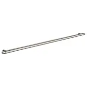 Oppen Round Pull 520mm Cabinet Handle (Linear Knurled), Brushed Nickel