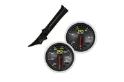 SAAS Dual Pillar Pod w/ Oil Pres & Volts SRD Gauges for Skyline Coupe R34 99-05
