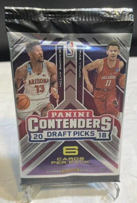 2018-19 Panini Contenders Draft Picks Factory Sealed Pack - Luka, Young RC's