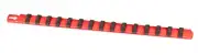 Ernst 8400M RED 1/4" Drive Socket Organizer Rail w/ Magnets & Twist Lock Clips