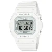 在飛比找ETMall東森購物網優惠-【CASIO 卡西歐】 BABY-G 輕巧纖薄 清新白 經典