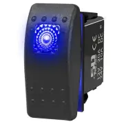 Waterproof On/Off Rocker Switch LED Light RZR Maverick X3 YXZ1000R Pioneer BLUE