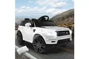 Rigo Kids Electric Ride On Car SUV Range Rover-inspired Cars Remote 12V White