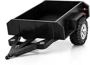 INJORA Utility Trailer with Hook and Scale Storage Boxes for TRX4M 1/18 RC Crawler Upgrade