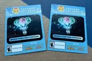 2 Pokemon Scarlet & Violet Pokemon Day 2025 Flying Tera Eevee Redemption Card