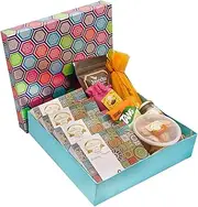 Ghasitaram Gifts Jaiccha Big Gourmet Hamper Box of Assorted Gujiyas, Butter Chakli, Sharbat, Thandai and Farsan Samosa