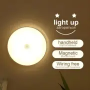 Motion Sensor LED Night Light USB Rechargeable Wall Mount Indoor Outdoor Lamp