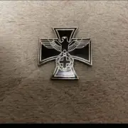 German Army Medal Black Silver Iron Cross Pin Batch