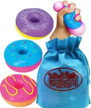 Schylling Nee Doh Dohnut (Donut)...Groovy, Squishy, Squeezy, Stretchy Stress ...