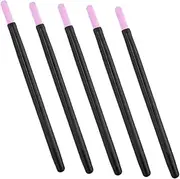 Beavorty 5pcs Manicure Nail Tools Set: Carved Pen Polish Remover Embossing Buffer for Nail Technician Peeling Repairing