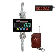 Outdoor Safe Stainless Steel 2,000 lb Crane Scale Digital Display 3" Scoreboard