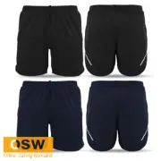 Kids Black, Navy Cool Breathable Quick Dry Gym Exercise Casual Sports Shorts