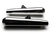 AEW TE103 SS MIRROR POLISHED EXHAUST FIT FOR ROYAL ENFIELD INTERCEPTOR & GT 650