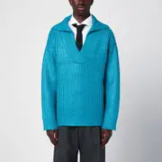 [Valentino] Light blue jumper in silk blend S Light blue