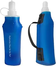 Flask Funnel, Foldable Soft TPU Hydration Flask, Water Bottle, Portable Drink Bottle, Travel Water Bottle, Stylish Flask for Running Hiking