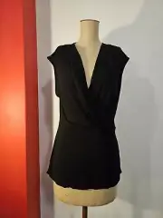 David Lawrence Concetta Crossover Top Shirt Size L New RRP $ 129