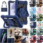 Stand Case For Samsung Galaxy Tab A9 Plus/A9/A8/A7 Handle Strap Heavy Duty Cover