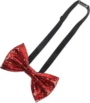 [Minkissy] Men Adjustable Glitter Bow Tie Pre Tied Tuxedo for Formal Events Weddings and Parties Stylish Adult Accessory with Sophisticated Texture