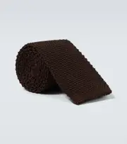 [Brunello Cucinelli] Brunello Cucinelli Silk tie One Size brown