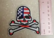 Random SKULL Patches $6 each Embroidered patch sew or iron on FREE SHIP!