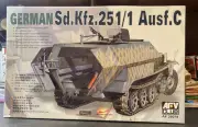 AFV Club German Sd.Kfz.251/1 Ausf. C Half-Track Mittlerer Model Kit 35078 1/35