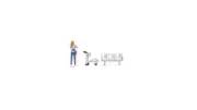 HO Scale people - 16528 - Tiny Scenes ‘On the Platform’