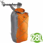 【蜂鳥 GREENHERMIT 超輕防水背包 橘28L】OD5128/輕量/防水背包/旅行/背包//輕背包/悠遊山水