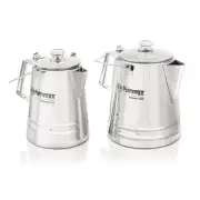Petromax Tea and Coffee Percolator for Kitchen or Campfire, Stainless Steel