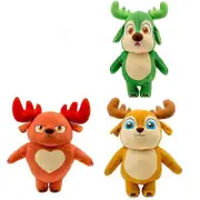 New 30cm Cartoon Deer Squad Plush Toy Game Character Doll Kawaii Soft Stuffed Animal For Children Ki