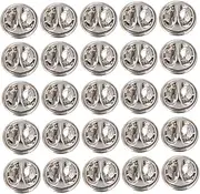 Anneome 200pcs Lapel Pins Gold Brooch Tie Tack Pin Backers Lapel Holder Badge Pin Keepers Insignia Badge Back Craft Making Pin Backs Badge Pin Backs DIY Lapel Pin Tie Tacks Clutch Replace