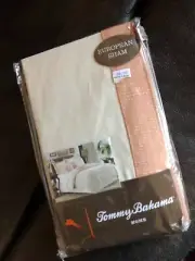 New Tommy Bahama Home La Scala Breezer 26” Orange Square European Pillow Sham