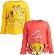 [Disney] Lion King Nala Simba Girls 2 Pack T-Shirts Toddler to Big Kid