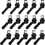 Create idea 15PCS Zipper Repairer Zipper Maintenance Tool for Backpacks Clothes Suitcases S M L Suitable for Zipper with Zipper Teeth Closure Width 3-10mm Black