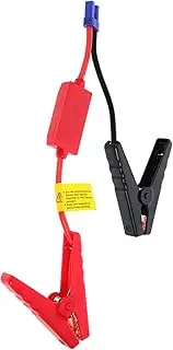 ULTECHNOVO Cable Battery Clamps Portable Emergency Alligator Clip for Vehicles Safe and Design for Car Compatible Mobile Chargers