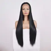 14 Straight Lace Front Human Hair Wig - Style 2 no Code