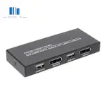 DISPLAYPORT KVM 切換器,4K@60HZ DP USB 切換器,用於 2 台電腦共享鍵盤鼠標打印機和超高清