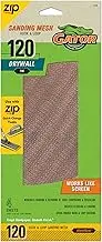 Gator 7176 Hook and Loop Fine 120-Grit Screen Drywall Sanding Mesh Sandpaper, 4.5 x 10.5 Inch, 4 Sheets