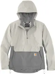 Carhartt Rain Defender Loose Fit Lightweight Packable Ladies Jacket, grey, Size S for Women