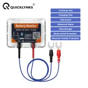 QUICKLYNKS BM6 Car Health Cranking Charging Analyzer 12V Battery Monitor Tester