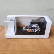 Diecast SPARK scale 1:43 VW Polo WRC - Monte Carlo 2015 - Mikkelsen/Floene