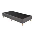 Metal Bedframe Mattress Foundation (Dark Grey) - Single