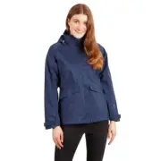 Trespass Voyage Wind & Waterproof Raincoat Jacket Coat Blue Size Medium UK 12