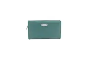Eastern Counties Leather Womens/Ladies Rosemary Contrast Leather Purse (Aqua Green/Grey) (One Size)