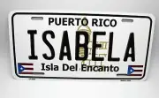 PUERTO RICO ISABELA ISLA DEL ENCANTO METAL CAR NOVELTY LICENSE PLATE AUTO TAG