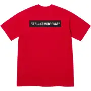 SUPREME 4 Life Tee Short Sleeve Top Red T-Shirt FW24 Men’s Size XL