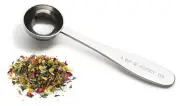 Loose Leaf Tea Spoon Measure One Cup of Perfect Stainless Steel Scoop Premium