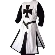 Retro Vintage Medieval 17th Century Masquerade Tunic Ren Faire Knight Ritter Viking Crusader Men's Viking Fantasy Masquerade Party / Evening Adults' Leotard /